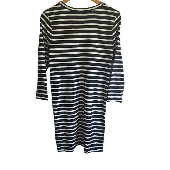 J. Crew Striped Zipper Shift Dress Size Small - Picture 2 of 6